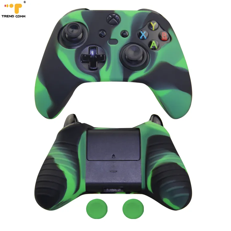 For Xbox One Series X Game Console Controller Customized Printing Soft Silicon Back Cover