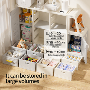 Mobiliário infantil Conjunto com Plastic Clothes Box & Bookshelf for Bedroom & Kindergarten Organization for Kids Adolescentes <span class=keywords><strong>Outdoor</strong></span> Use - Product Image 5