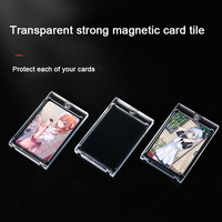 Boîtier de rangement pour cartes de jeu magnétiques - Portable et durable en matériau PS - Idéal pour les soirées en famille et le divertissement