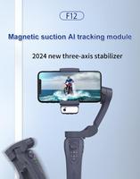 Stabilisateur de cardan intelligent F12 pour drone télécommandé de photographie et vidéo et appareil photo numérique pour téléphones mobiles