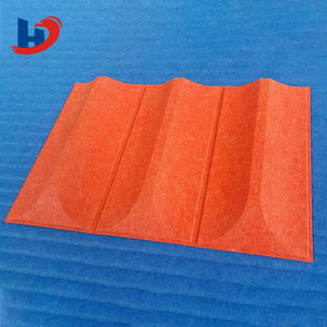Dalles murales carrées 3D texturées HENGJIU en PET – Panneaux acoustiques insonorisants et artistiques pour espaces design - Product Image 1