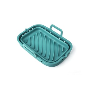 Revestimiento Rectangular de Silicona Plegable para Freidora de Aire, Fácil de Plegar, Seguro para Hornear Alimentos - Product Image 2