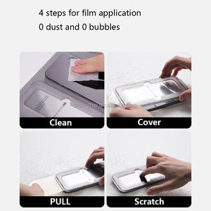 Kit de nettoyage auto-alignant, applicateur de protection d'écran HD <span class=keywords><strong>pour</strong></span> <span class=keywords><strong>téléphone</strong></span> portable, élimination de la poussière, <span class=keywords><strong>pour</strong></span> iPhone 15 Pro Max, téléphones portables - Product Image 5