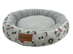 Gran oferta, camas de felpa baratas para dormir para mascotas, relleno de algodón PP para perros, patrón sólido con Material de fibra polar - Product Image 4