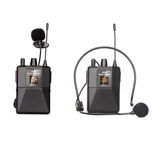Professionale UHF microfono senza fili auricolare portatile Lavalier microfono Cordless con trasmettitore per gli insegnanti guida discorso - Product Image 2