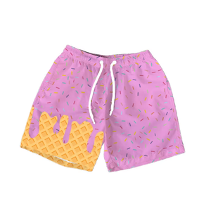 Preorder Boutique Summer Designs Ice Cream <span class=keywords><strong>Drip</strong></span> Sprinkles Print Kids Boy Shorts Venta al por mayor Brother Baby Clothes Shorts Styles - Product Image 4