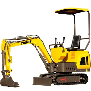 Mini escavatore ad alta efficienza 1 Ton multifunzionale Mini scavatrice macchina per la vendita con il prezzo a buon mercato piccolo Bagger