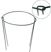 Outdoor Tall Plant Support Ring Cage, Metal Garden Plant Stake