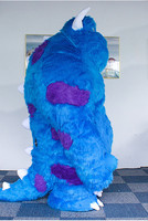 Venta caliente Halloween Cosplay disfraz de monstruo inflable aterrador disfraz de mascota inflable adulto Sully Monsters Inc disfraz