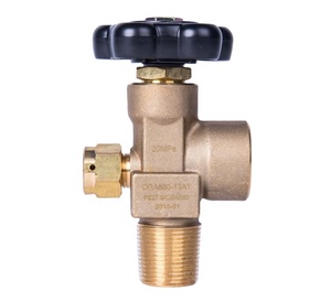 Válvula de cilindro de Gas de argón, válvula de latón CGA580, 2900psi, regulador de presión, reducción CGA, superventas - Product Image 1