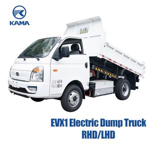 Camión Volquete Eléctrico Kama de 5-10T, con Volante a la Izquierda, para Minería y Carga, Mini 4X2, Euro 6, con Cámara Trasera, Nuevo a la Venta - Product Image 2
