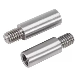 Tige de tirage sans tête à vis simple avec tige filetée allongée et vis de réglage dentée, tiges de soudage en acier inoxydable - Product Image 4