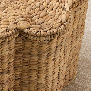 ตะกร้าเก็บของอเนกประสงค์แบบพับได้อเนกประสงค์สำหรับซักผ้าทำจากผ้าไฮยาซินธ์ - Product Image 5