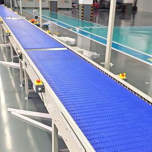 Karton Endüstrisi için Düz Üstlü Paslanmaz Çelik Modüler Konveyör Bant - Product Image 6