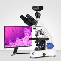 Murzider MSD1125-T-1000 Trinocular Biological Microscope with 10MP Camera for Lab, Research, and Pathology Slides
