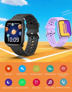 Smartwatch Personalizzabile per Bambini W98 con Download di Quadranti, 12 Giochi, Monitoraggio Frequenza Cardiaca e Sonno, Schermo Touch <span class=keywords><strong>da</strong></span> 1,83 Pollici per Ragazzi e Ragazze - Product Image 5