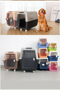 Fabriek Groothandel Draagbare <span class=keywords><strong>Plastic</strong></span> Huisdier Transportkooi Luchtvaartmaatschappij Kat En Hond Drager Poorten En Pennen - Product Image 5