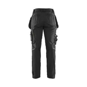BLAKLADER - 711513439900C32 Pantalon d'artisan femme stretch Noir-PANTALON DE TRAVAIL EAN 7330509800805 PANTALON DE TRAVAIL CARGO - Product Image 2