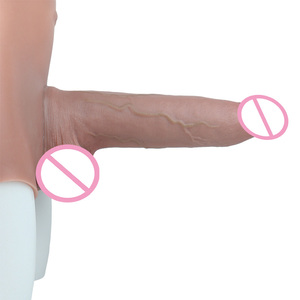 Wearable Male Enhancement Sleeve Large Size Soft Silicone Anal <b>Dildo</b> Toy for 18+ with Extension Design - Product Image 5