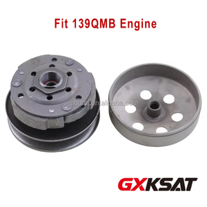 Kit de Variador y Embrague de Aluminio GXKSAT GY6 <span class=keywords><strong>50cc</strong></span> con Correa 669 para Scooter, <span class=keywords><strong>Ciclomotor</strong></span> y ATV 139QMB - Product Image 4