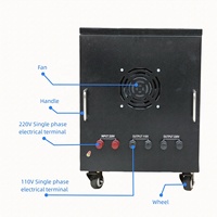 Transformateur de puissance audio monophasé CE 10 kVA-30 kVA AC en cuivre, entrée variable 0 V-260 V vers 110 V-220 V