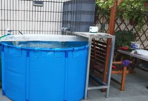 Staffa di buona qualità grande stagno per pesci portatile all'aperto in plastica in Pvc telone Mobile acquario - Product Image 2