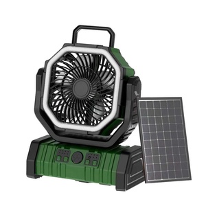 20000mAh Portable Outdoor Fan With Led <b>Light</b> Usb Desk air Ventilation Fan Remote Control Cooling Fans Rechargeable Camping Fan - Product Image 1