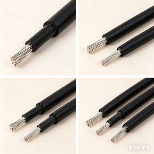 Cable de Cobre Estañado Trenzado Resistente a los Rayos UV para Sistemas Fotovoltaicos, 1800V, Sin Revestimiento, para Instalación Fija en Sistemas Solares - Product Image 4