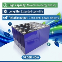 Batterie prismatique LiFePO4 LongKun 3.2V 100Ah 280Ah 314Ah, cellule au phosphate de fer et de lithium pour stockage d'énergie solaire ESS, OEM/ODM