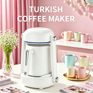 Leazo Nuova Macchina Intelligente per Caffè con Sistema Anti-Trabocco, Macchina per Caffè Turco in Acciaio Inossidabile - Product Image 2