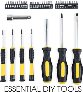 Ensemble d'outils professionnels de 108 pièces pour l'entretien automobile - Kit de réparation de matériel multifonctionnel avec clés et boîte de rangement - Product Image 3