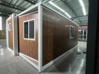 Iparwa 37m 20ft Maison Conteneur Pliante à Double Aile Extensible avec Toit Incliné pour Villa et Hôtel