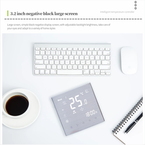 Unité de ventilo-convecteur Beca BAC-2000 24V 220V, système de refroidissement et de chauffage intelligent, <span class=keywords><strong>thermostat</strong></span> Wifi pour 4 tuyaux, 2 tuyaux, régulateur de température - Product Image 3