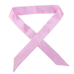 Écharpe en soie noire imprimée <span class=keywords><strong>flamant</strong></span> rose pour femme, ruban de luxe pour poignée de sac, motif oiseau, cravate, accessoire pour cheveux - Product Image 6