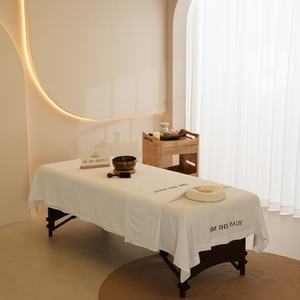 Sábana Plana 100% Algodón, Lisa, 140 x <span class=keywords><strong>240</strong></span> cm, Blanca, Sin Elástico, Sábana Plana de Algodón de Alta Calidad con Logotipo Personalizado - Product Image 2