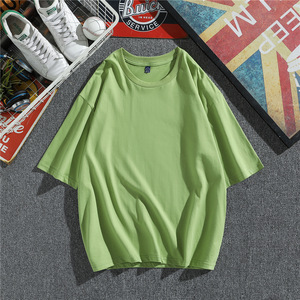 Le etichette gratuite stampano su misura il tuo Design o logo con mezze maniche a tracolla magliette Hip-hop con 200gsm 7oz cotone 100% - Product Image 5