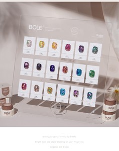 ZHONGLI <span class=keywords><strong>2022</strong></span> Esmalte de Uñas de Gel UV con Lentejuelas Grandes de Color Mágico Estilo Instagram, 5g - Product Image 2