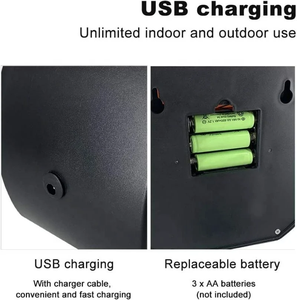 Luz LED Chimenea redonda Linterna Lámpara de llama Interior Dedoor para vacaciones de Navidad - Product Image 3