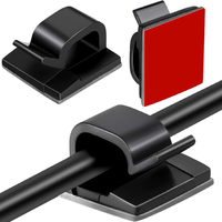 X418 Clips de gestion de câbles autocollants robustes, supports de câbles, clips de fixation pour fils sur mur