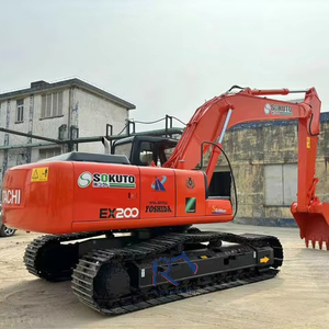 20ton Used Crawler Excavator Hitachi EX200 Japan ISUZU Engine 2024 <b>Model</b> Excellent Condition Core Components Motor Included 1 - Product Image 1