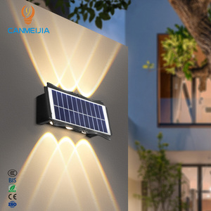 Đèn tường năng lượng mặt trời tiết kiệm năng lượng, chống nước, sạc nhanh, đèn tường ngoài trời, đèn tường - Product Image 1