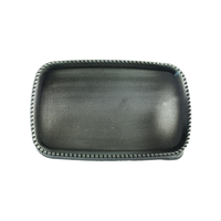 Boucle carrée en alliage de zinc 40MM pour ceintures en cuir personnalisées DIY, style naturel ethnique, nickel brossé, impression laser par transfert thermique