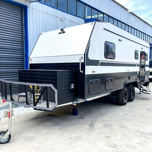 รถพ่วง RV สี่ล้อสุดหรู CAMPTRL พร้อมเตียงคิงไซส์ เตาผิง เครื่องซักผ้า เครื่องอบผ้า และพื้นที่อยู่อาศัยแบบเต็มรูปแบบ - Product Image 1