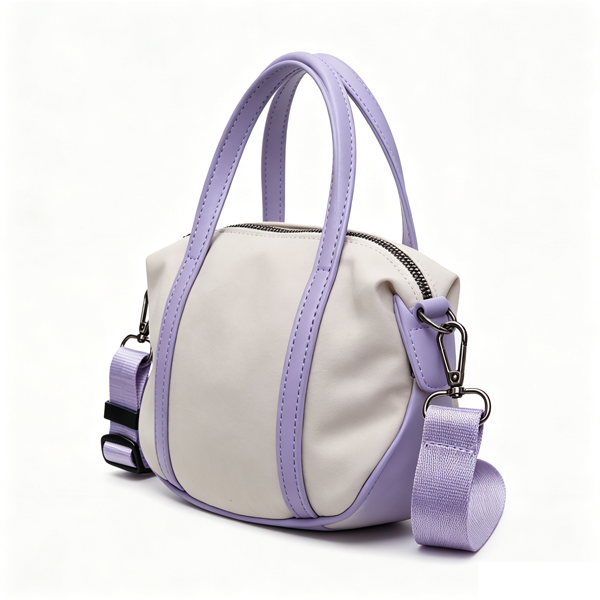 Solid Color Large Capacity Handbag Shoulder Crossbody Bag