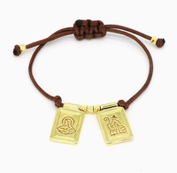 Bracelet de prière catholique fait main Saint Benoît San Benito Croix Vierge Médaille Cadeau religieux