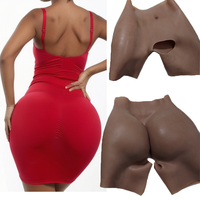 Faux Grand Remonte-Fesses Femme en Silicone, Culotte Rembourrée Gainante Hanches et Fesses en Silicone Artificiel