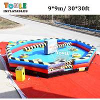 Prix d'usine Machine gonflable mécanique personnalisée pour jeu de compétition Meltdown Wipeout