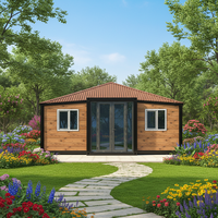Maison conteneur de luxe préfabriquée mobile et extensible de haute qualité, 20 pieds ou 40 pieds, entièrement meublée, au design moderne et dotée d'une fonctionnalité respirante