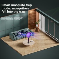 Nouvelle raquette électrique anti-moustiques rétractable rechargeable et pliable avec lampe UV, exterminateur domestique