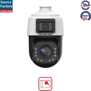 Caméra IP PTZ à double objectif 8MP 4K, 4MP+4MP, zoom optique 20X, caméra de sécurité POE, extérieur, suivi automatique, détection humaine, audio bidirectionnel - Product Image 3